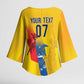 Ecuador Football Custom WC2026 Kimono Sleeve Blouse Historical Symbols - African Pride