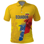 Ecuador Football Custom WC2026 Polo Shirt Historical Symbols - African Pride