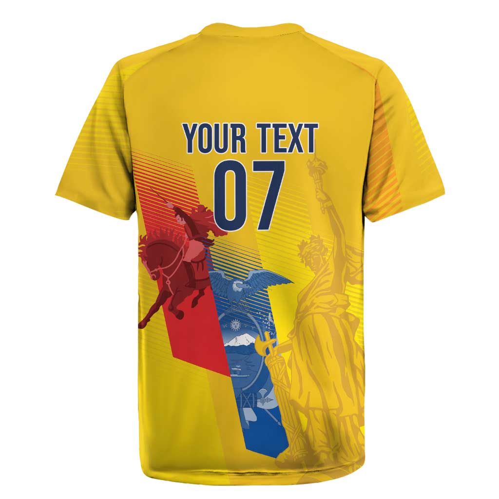 Ecuador Football Custom WC2026 Rugby Jersey Historical Symbols - African Pride