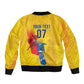 Ecuador Football Custom WC2026 Sleeve Zip Bomber Jacket Historical Symbols - African Pride