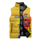 Ecuador Football Custom WC2026 Sleeveless Puffer Jacket Historical Symbols - African Pride