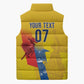 Ecuador Football Custom WC2026 Sleeveless Puffer Jacket Historical Symbols - African Pride