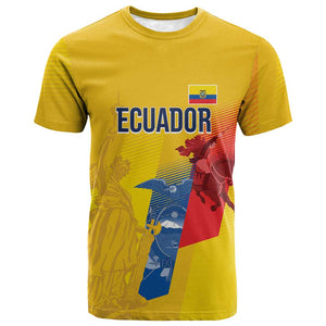 Ecuador Football Custom WC2026 T shirt Historical Symbols - African Pride