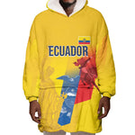 Ecuador Football Custom WC2026 Wearable Blanket Hoodie Historical Symbols - African Pride