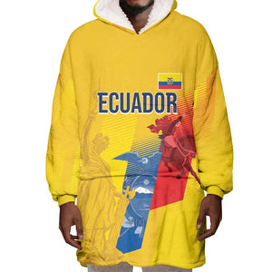 Ecuador Football Custom WC2026 Wearable Blanket Hoodie Historical Symbols - African Pride