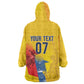 Ecuador Football Custom WC2026 Wearable Blanket Hoodie Historical Symbols - African Pride