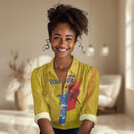Ecuador Football Custom WC2026 Women Casual Shirt Historical Symbols - African Pride