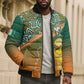 Ivory Coast Football Tribal Patterns Bomber Puffer Jacket WC2026 - African Pride