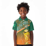 Ivory Coast Football Tribal Patterns Kid Polo Shirt WC2026 - African Pride