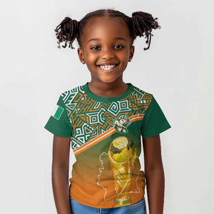 Ivory Coast Football Tribal Patterns Kid T shirt WC2026 - African Pride