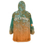 Ivory Coast Football Tribal Patterns Kid Wearable Blanket Hoodie WC2026 - African Pride