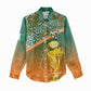 Ivory Coast Football Tribal Patterns Women Casual Shirt WC2026 - African Pride