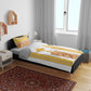 Habesha Motifs Ethiopia Bedding Set Tilet White Gold