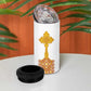 Habesha Motifs Ethiopia 4 in 1 Can Cooler Tumbler Tilet White Gold