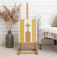 Habesha Motifs Ethiopia Canvas Wall Art Tilet White Gold