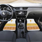 Habesha Motifs Ethiopia Car Mats Tilet White Gold