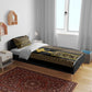 Habesha Motifs Ethiopia Bedding Set Tilet Black Gold