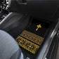 Habesha Motifs Ethiopia Car Mats Tilet Black Gold