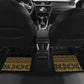 Habesha Motifs Ethiopia Car Mats Tilet Black Gold