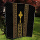 Habesha Motifs Ethiopia Quilt Tilet Black Gold