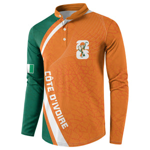 Cote d'Ivoire WC2026 Custom Button Sweatshirt Making History - GO Elephants