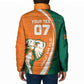 Cote d'Ivoire WC2026 Custom Padded Jacket Making History - GO Elephants