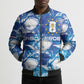 Cabo Verde WC2026 Prematch Guernsey Inspired Custom Bomber Puffer Jacket Tubaroes Azuis Making History