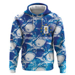 Cabo Verde WC2026 Prematch Guernsey Inspired Custom Hoodie Tubaroes Azuis Making History