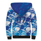 Cabo Verde WC2026 Prematch Guernsey Inspired Custom Sherpa Hoodie Tubaroes Azuis Making History