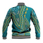 Dashiki Baseball Jacket Luxury Afro - Teal LT7