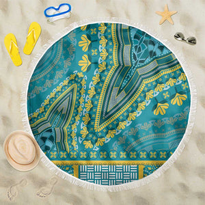 Dashiki Beach Blanket Luxury Afro - Teal