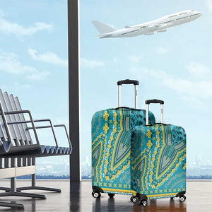 Dashiki Luggage Cover Luxury Afro - Teal