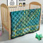 Dashiki Quilt Luxury Afro - Teal