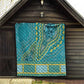 Dashiki Quilt Luxury Afro - Teal