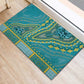 Dashiki Rubber Doormat Luxury Afro - Teal