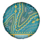 Dashiki Spare Tire Cover Luxury Afro - Teal