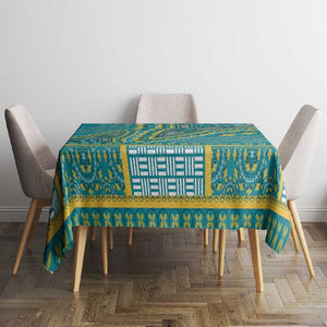 Dashiki Tablecloth Luxury Afro - Teal