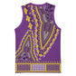 Dashiki Basketball Jersey Luxury Afro - Violet - African Pride