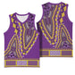 Dashiki Basketball Jersey Luxury Afro - Violet LT7