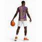 Dashiki Basketball Jersey Luxury Afro - Violet - African Pride