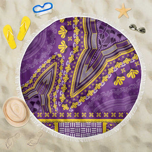 Dashiki Beach Blanket Luxury Afro - Violet