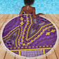 Dashiki Beach Blanket Luxury Afro - Violet