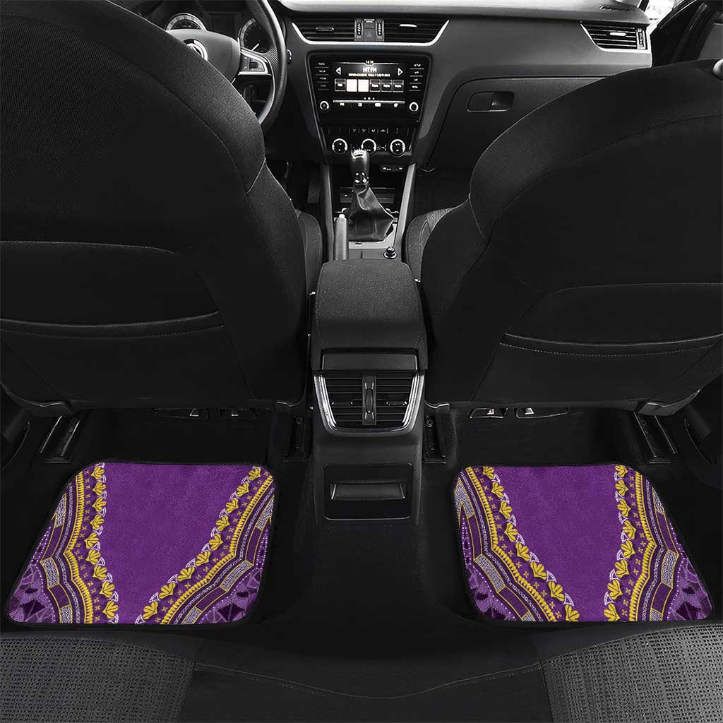 Dashiki Car Mats Luxury Afro - Violet