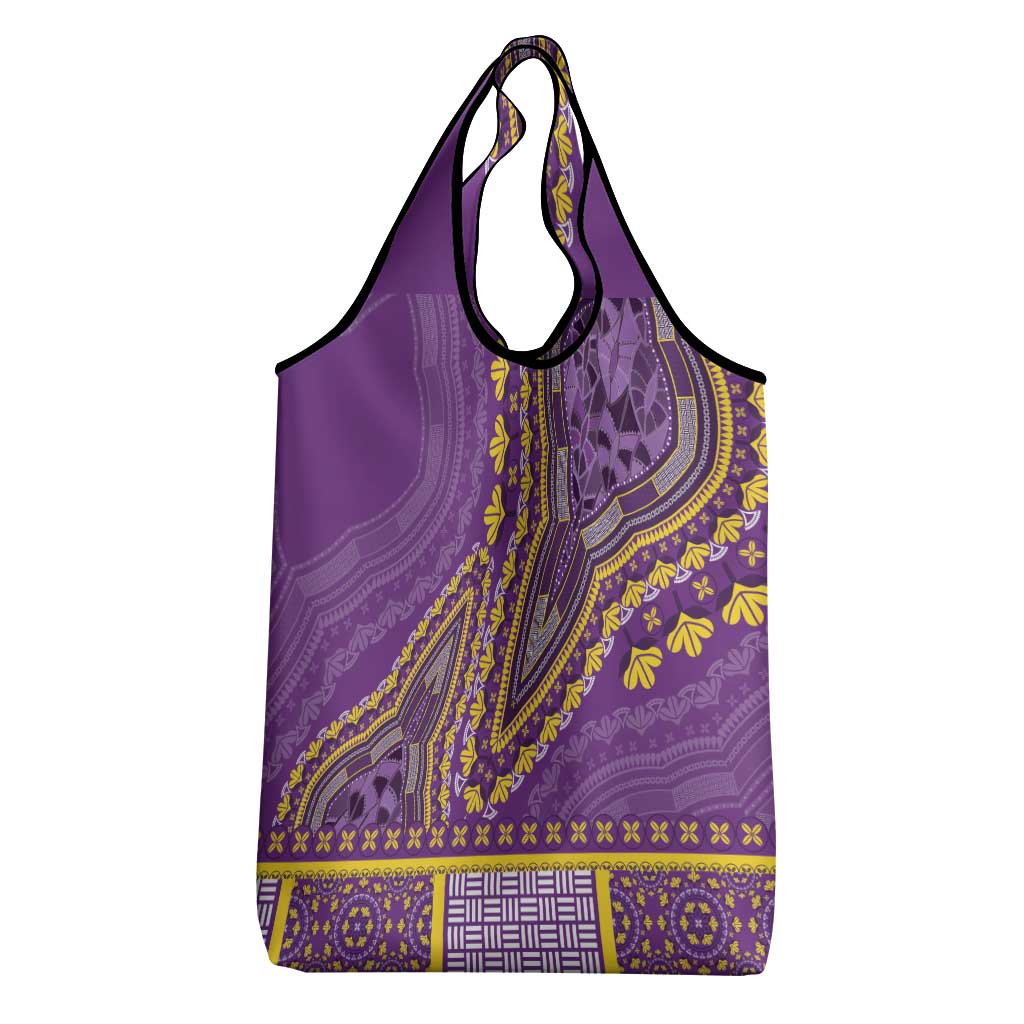 Dashiki Grocery Bag Luxury Afro - Violet