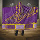 Dashiki Hooded Blanket Luxury Afro - Violet