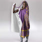 Dashiki Hooded Blanket Luxury Afro - Violet