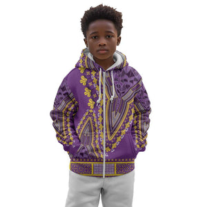 Dashiki Kid Hoodie Luxury Afro - Violet