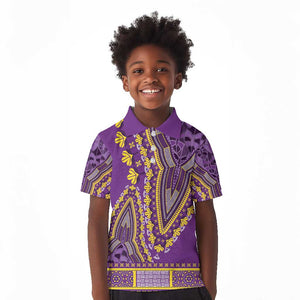 Dashiki Kid Polo Shirt Luxury Afro - Violet