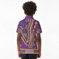Dashiki Kid Polo Shirt Luxury Afro - Violet