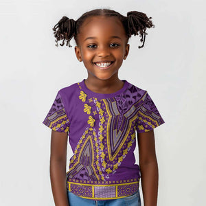 Dashiki Kid T shirt Luxury Afro - Violet
